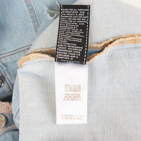 NWT 7 For All Mankind Button Down Denim Mini Dress - Picture 11 of 16